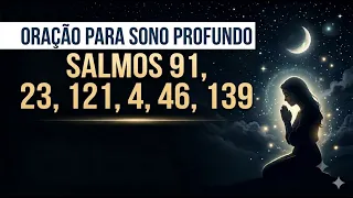 SALMOS 91, 23, 121, 4, 46, 139: Oração para Sono Profundo
com som de chuva #salmos #salmo91