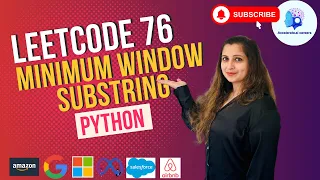 Leetcode 76 Minimum Window Substring - Hard