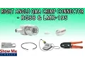 Right Angle QMA Male Crimp Connector For RG58 LMR-195 - Perfect For DIY Installs