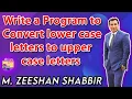 Write a Program to Convert a Lower Case Letter to Upper Case in Assembly Language Easy