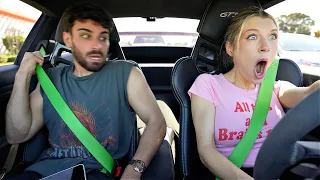 Letting my wife LAUNCH my SUPERCAR