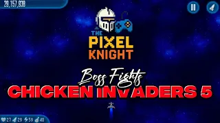 Chicken Invaders 5 All Boss Fights Compilation The Pixel Knight 