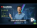 Algebra Basics - Solving Basic Equations Quick Review