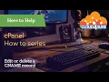 Step-by-Step instructions on where and how to edit CNAME records on DNS Zone Editor with Cloud4Sure
