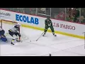 Wild s Suter scores tricky goal from behind Blues net