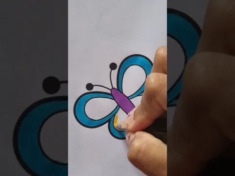BEAU PAPILLON π¦\\ #art #arte #dessin #dibujoscreativos #aprendiendoadibujar