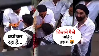 SUNNY DEOL Angry on Paparazzi at Haridwar 