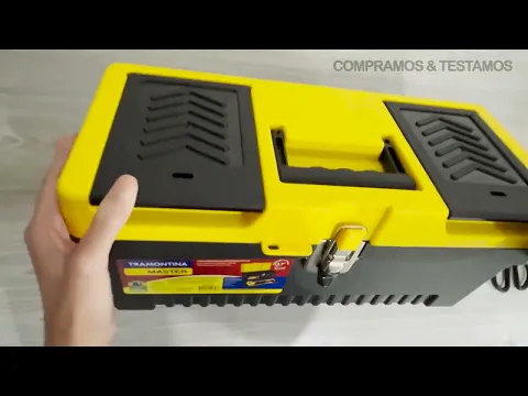 Download MP3 CAIXA PLÁSTICA para FERRAMENTAS ou ORGANIZADORA 🧰 da marca Tramontina - Unboxing super completo!