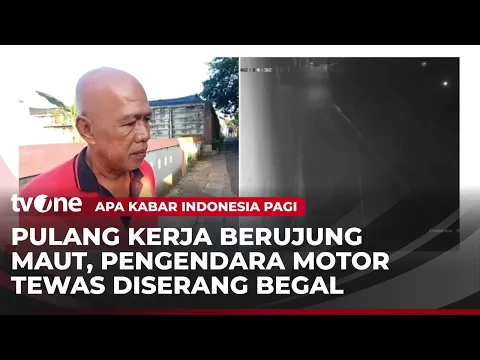 Seorang Pengendara Sepeda Motor Tewas Dibacok Komplotan Begal Saat Pulang Kerja
