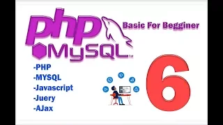 PHP MySQL Tutorial part 6 basic - how to update vs delete record in db