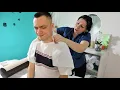 Download Lagu ASMR Powerful back and neck massage by Anna