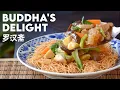 Buddha s Delight smothered over Crispy Noodles