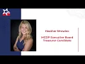 Maricopa County Democratic Party MCDP Executive Board Forum - Heather Mrowiec Treasurer Candidate