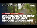 Glacial potholes and the Ice Age Trail Interstate Park on the Wisconsin-Minnesota border