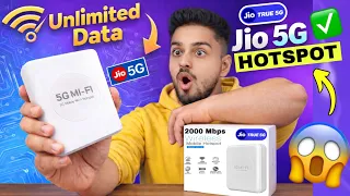 jio 5g supported portable wifi hotspot unboxing u0026 review speed test u0026 review the technologist