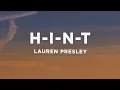 Download Lagu Lauren Presley - H-I-N-T (Lyrics)