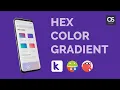 Use Hex Color Codes with Gradient Extension
