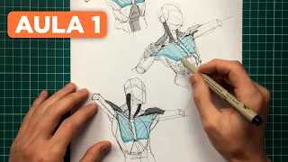 Como Estudar Anatomia para Desenho 🔥 Meu Método REVELADO (AULA 1)