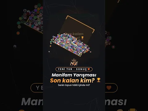 1.142 Kişi Yarıştı, Son Kalan Kim? 🏆 Manifam Yarışması #manifest #shorts #manifam