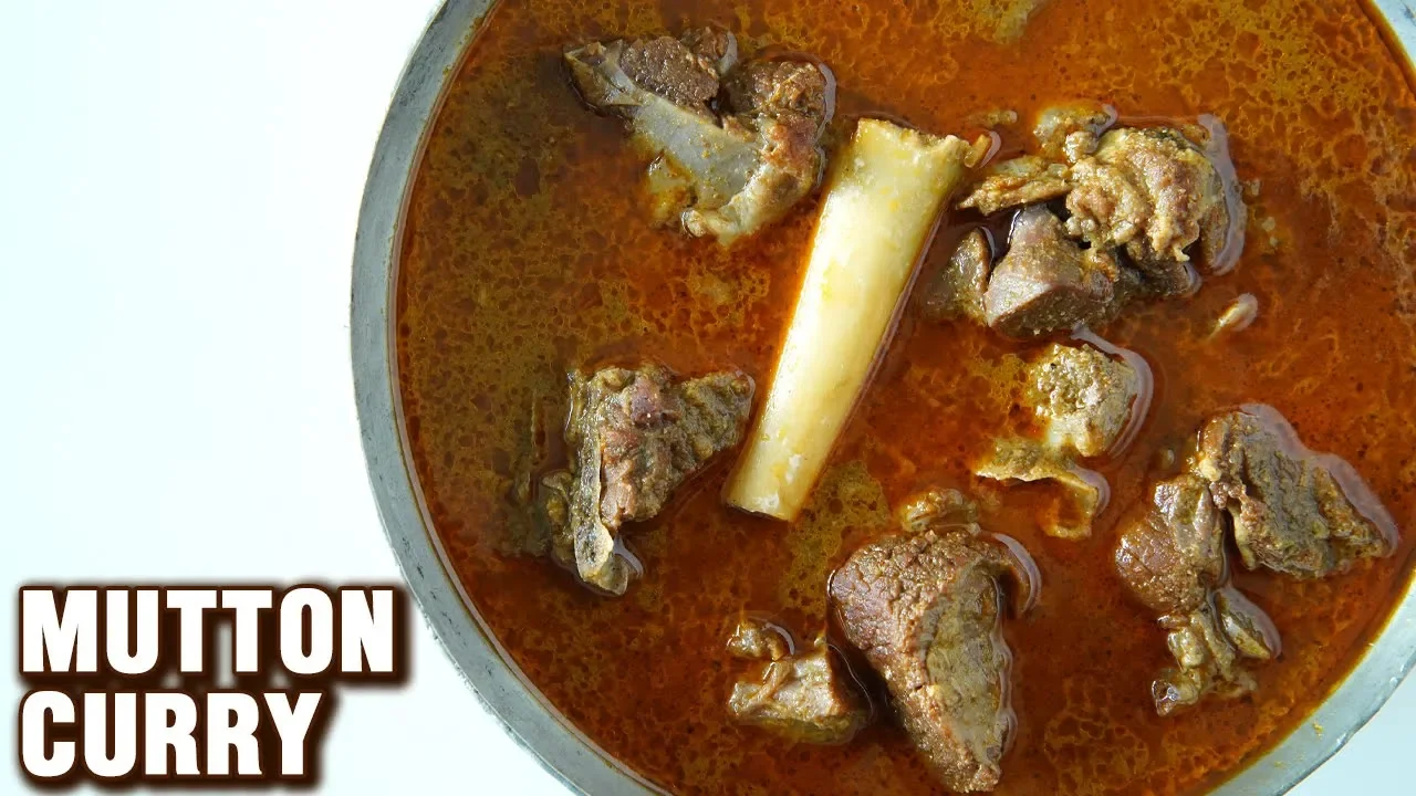 Homemade Mutton Curry In Pressure Cooker   How To Make Mutton Curry   Mutton Curry Recipe By Smita