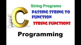 Program 111 - Example 3 passing string to function c strings functions Simple String