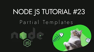 Node js Crash Course Tutorial - Partial Templates