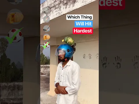 Which Thing Will Hit Hardest 😨 | #challenge