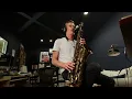 Saxophonist plays Pat Metheny's solo on "See The World" from Secret Story