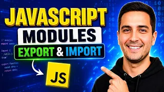 JavaScript Modules Explained export import Tutorial Build Professional Structure 2026