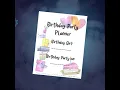 Beautiful Delightful Birt ay Party Planner Digital Download Printable PDF Print It Yoursel