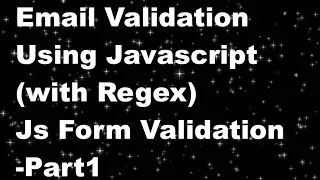 Client Side Email Validation Using JavaScript in Hindi Email validation with Regular expression-2