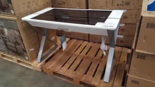 Costco White Writing desk that looks like a huge iPhone 149