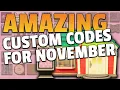 ACNH You NEED to See These Trending Custom Codes Best of November