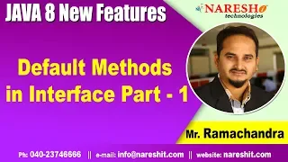 Default Methods in Interface Part-1 Core Java Tutorials by Mr Rama Chandra