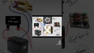كيفية ربط رولي مروحة التبريد دندنها