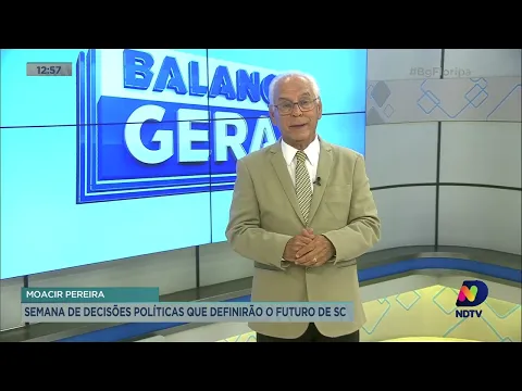Moacir Pereira comenta sobre a situação financeira de Santa Catarina