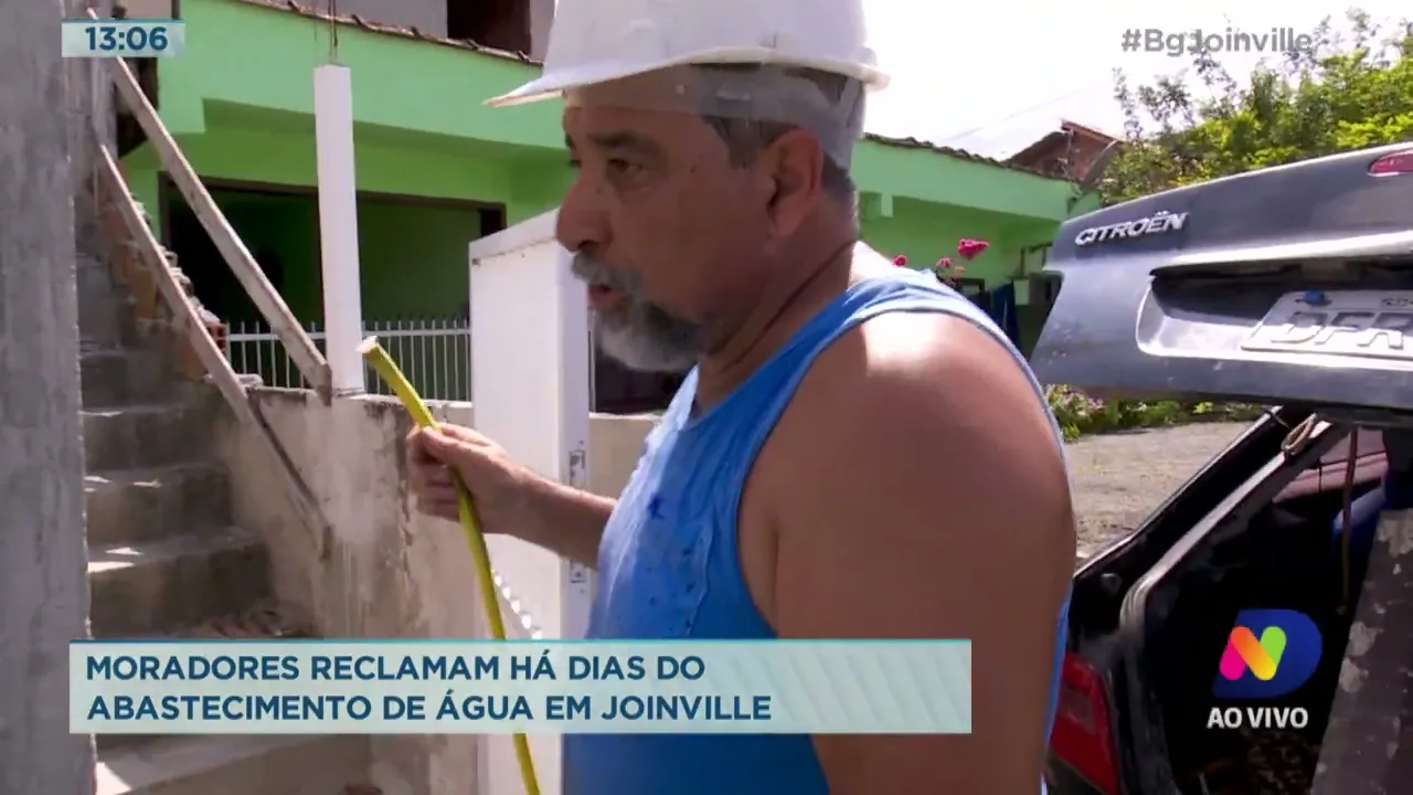 Moradores reclamam há dias do abastecimento de água em Joinville
