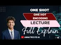 One Hot Encoding in Machine Learning Explained in Hindi Python Practical ML Series