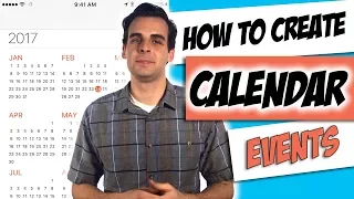How to Create an iPhone Calendar Appointment
