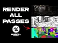 Easiest Way to Render All Passes in Unreal Engine 5