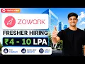 Zowork Off-Campus Hiring Remote Data Analyst AI Full-Stack Internship Freshers Apply