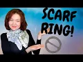 How to use a scarf buckle Scarf buckle step by step tutorial
