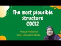 How to determine the most plausible structure for COCl2
