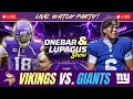 Vikings vs Giants LIVE Watch Party Preseason Game 1