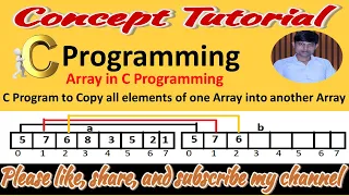C Program to Copy All Elements Of One Array in Another Array
