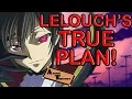 Anime Theory Lelouch s TRUE PLAN Code Geass Theory