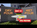 Download Lagu Revealing The Best: Dry Pour vs Wet Pour Concrete Strength Test Day 21
