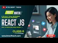 React JS Development Internship Program Class-6 map filter and hooks Batch-Dec-25
