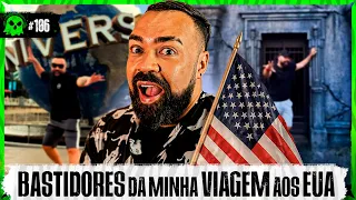 COMO FOI MINHA 1ª VIAGEM AOS EUA - Bastidores do Halloween Horror Nights | LendaCast Solo #105