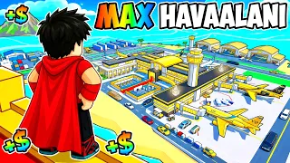 Roblox'taki En Büyük Havaalanını Yaptım ✈️ Airport Tycoon ✈️